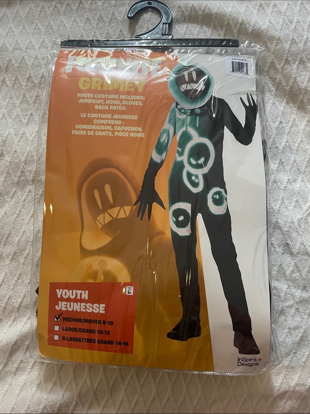 Youth Fortnite Grimey Jumpsuit Costume